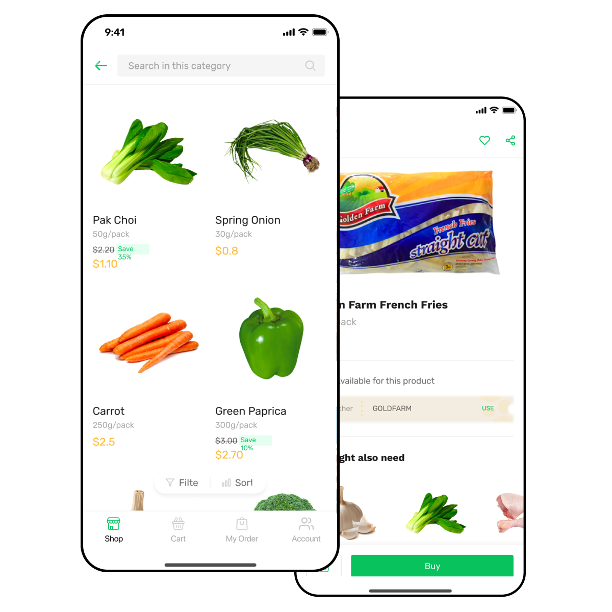 Build a Vegetable Delivery App for iOS & Android Builder.ai